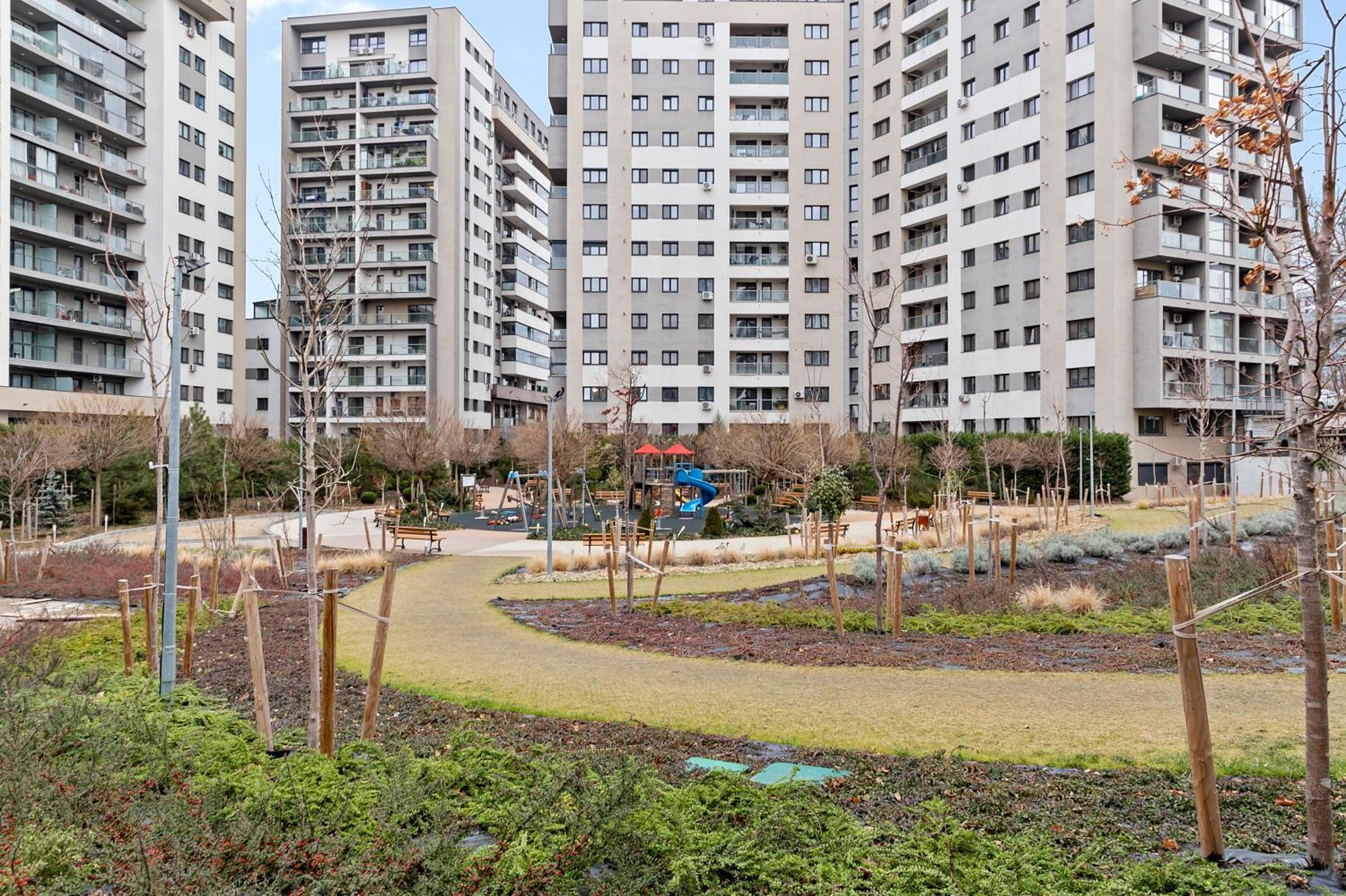 Mido Park Apartment With Private Parking & Self Check-In Bukurešť Exteriér fotografie