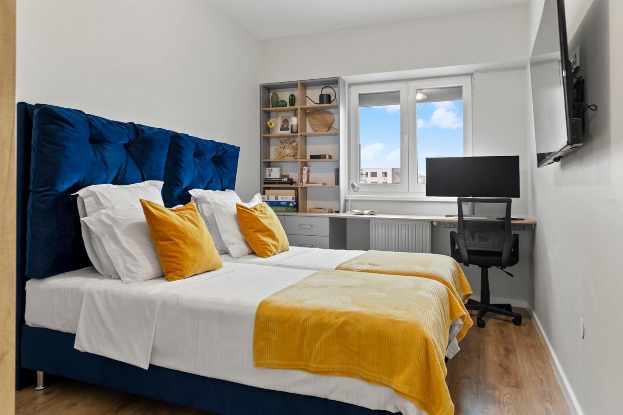 Mido Park Apartment With Private Parking & Self Check-In Bukurešť Exteriér fotografie